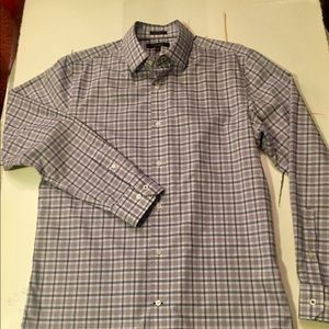 Banana Republic - Casual Shirt in Blue Plaid